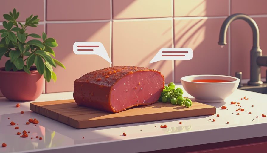 Visual context for braised pork chops