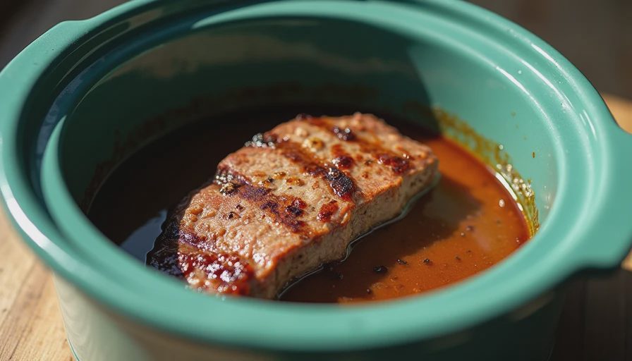 Visual context for skirt steak in the crockpot