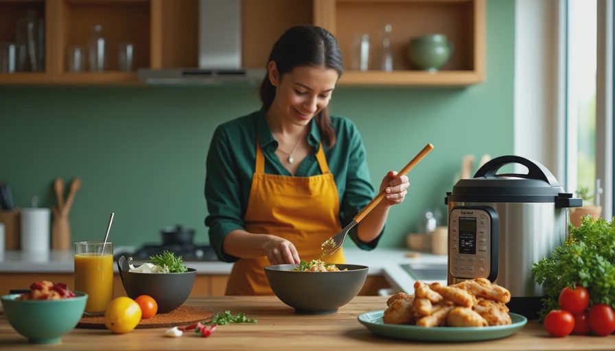 Visual context for chicken tinga instant pot