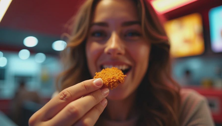 Visual context for high protein chicken nuggets