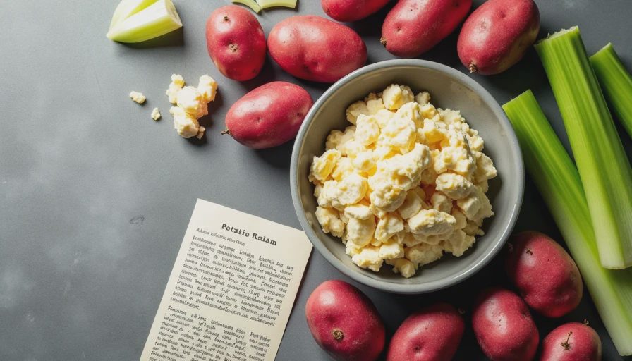 Illustration for red skin potato salad recipe