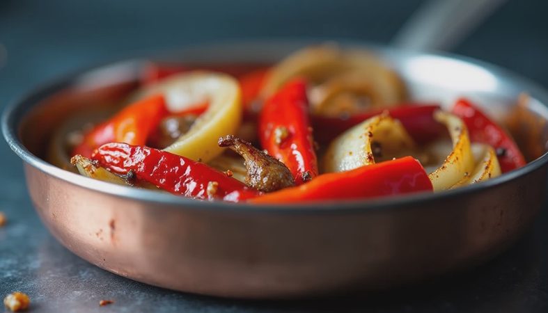 Oven Roasted Peppers and Onions for an Easy Family Side