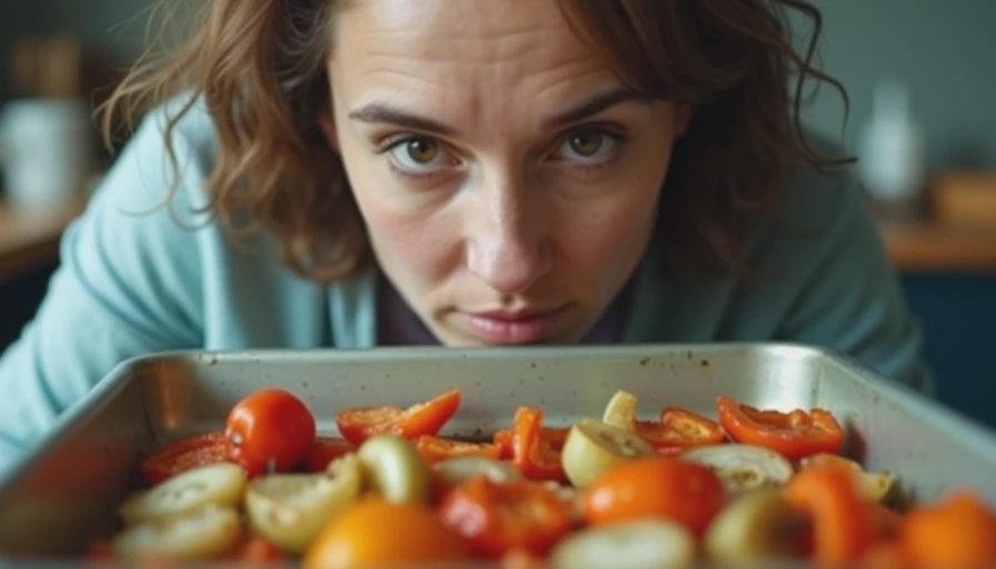 Visual context for bake onions and peppers