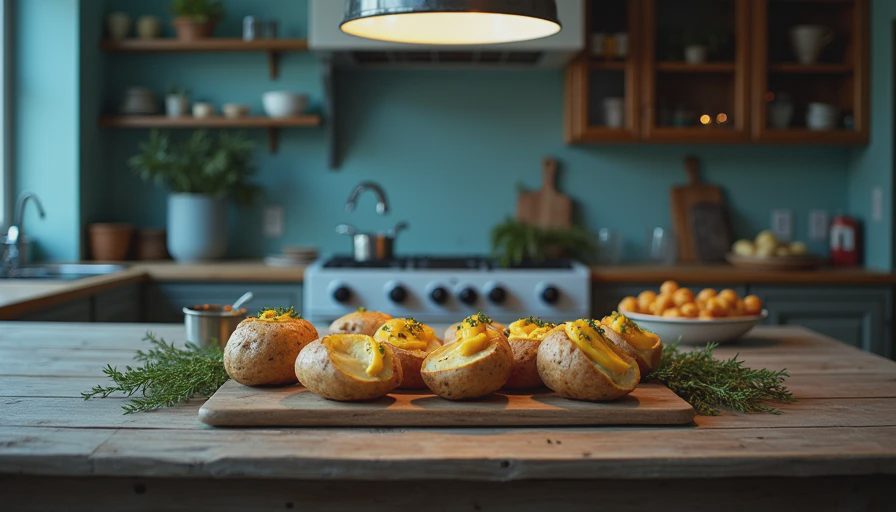Garlic Butter Potatoes That Get Crispy in the Oven