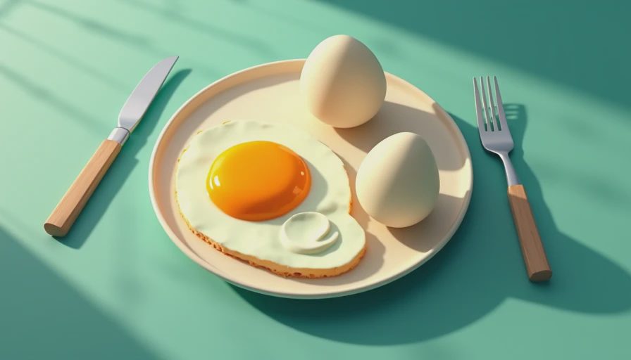 Visual context for scrambled eggs with sour cream